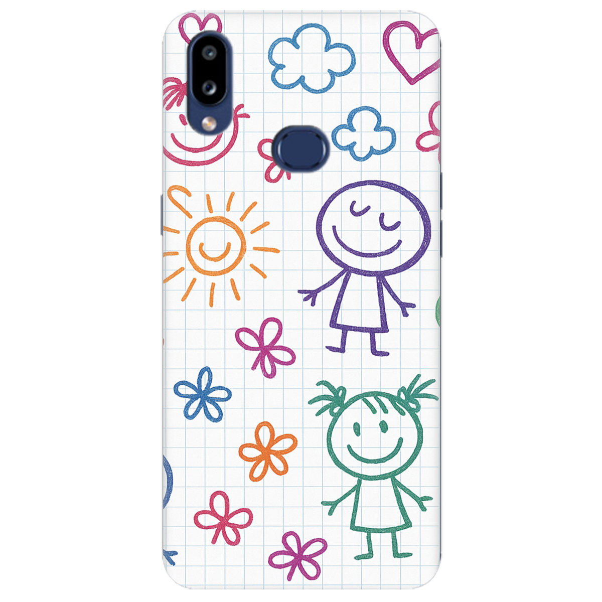 Чехол для Samsung Galaxy A10s Рисунки в тетради - фото 1 - Чехлы для телефонов