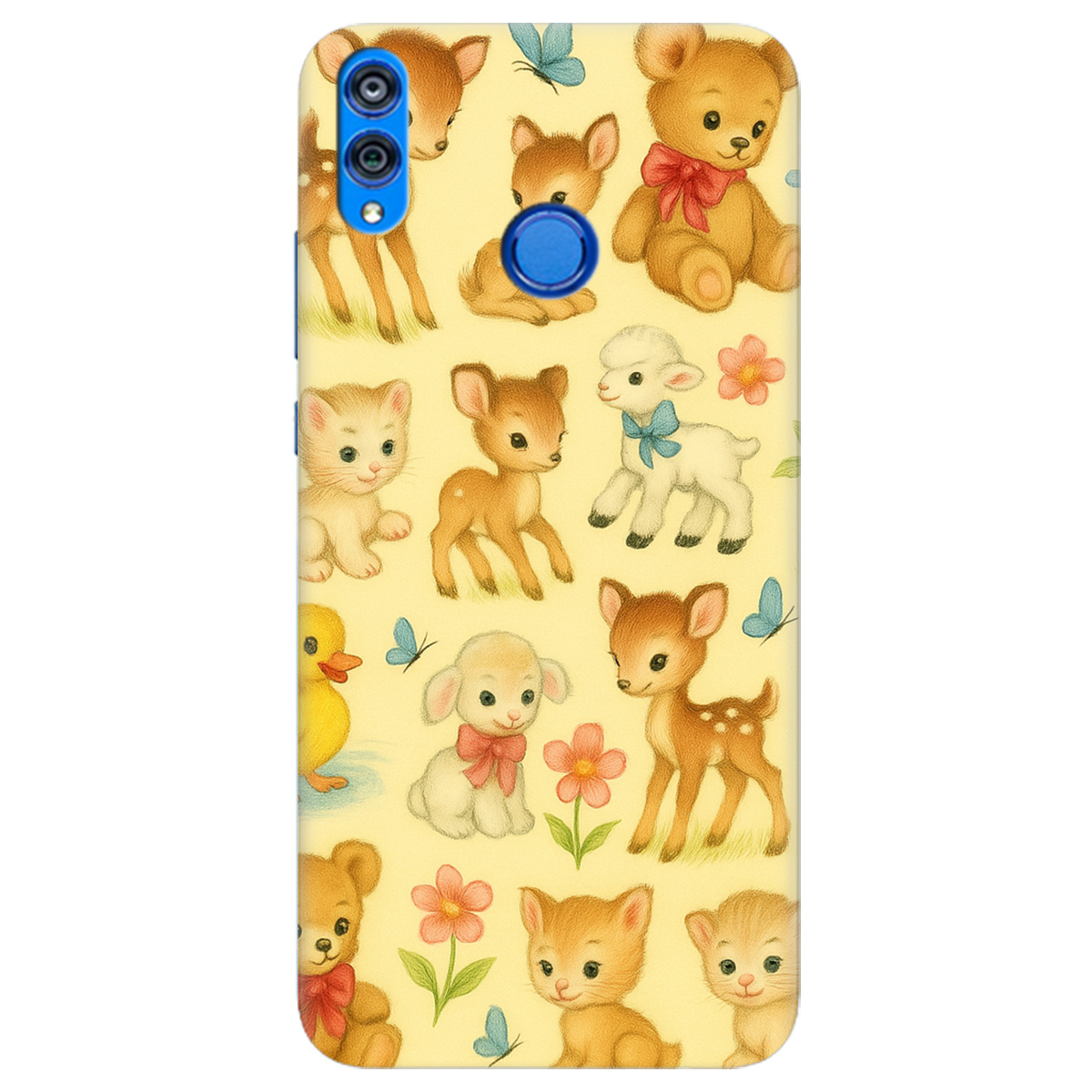 Чохол для Huawei Honor 8x Пригоди звірят - фото 1 - Чохли для телефонів