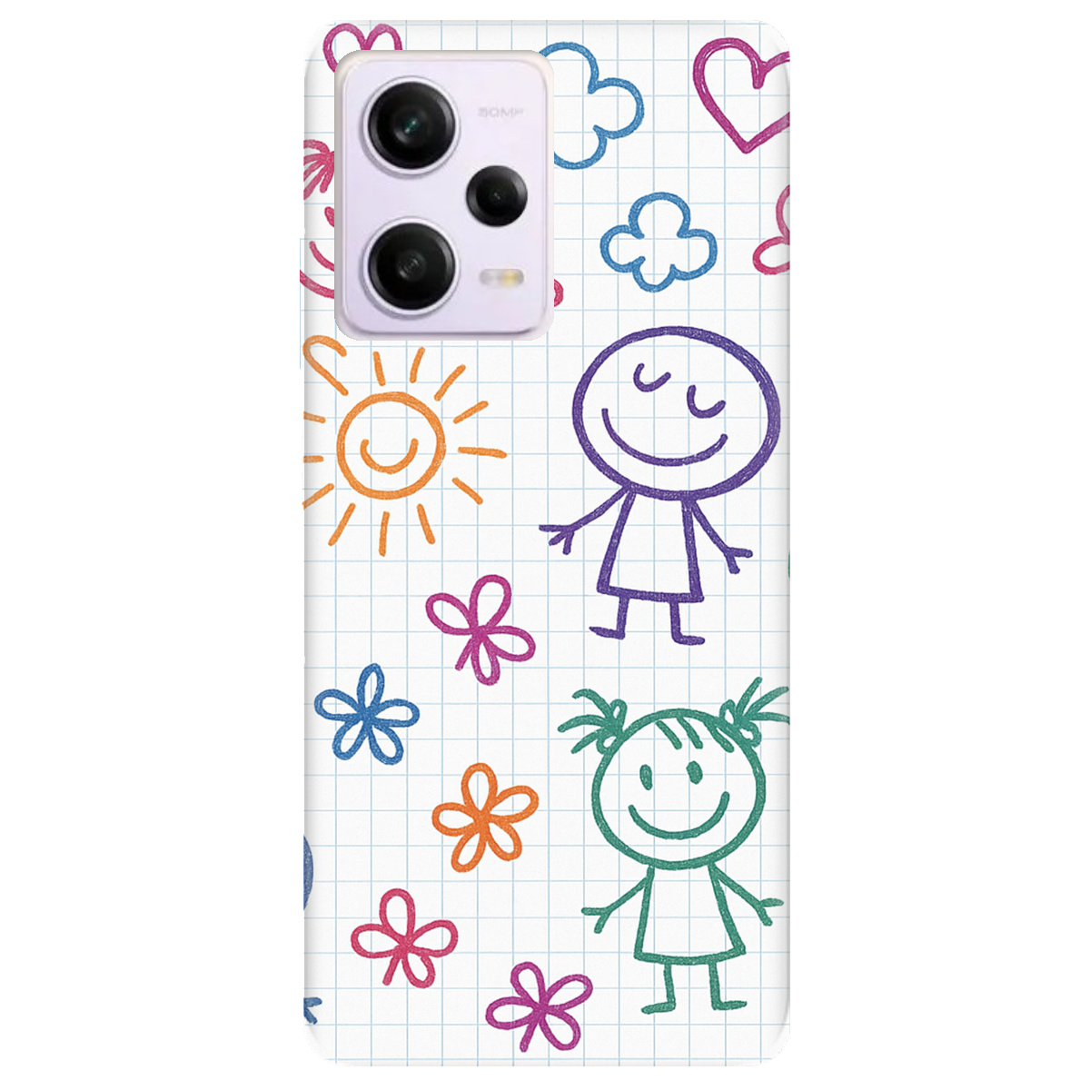 Чохол для Xiaomi Poco X5 Pro 5G Малюнки в зошиті - фото 1 - Чохли для телефонів