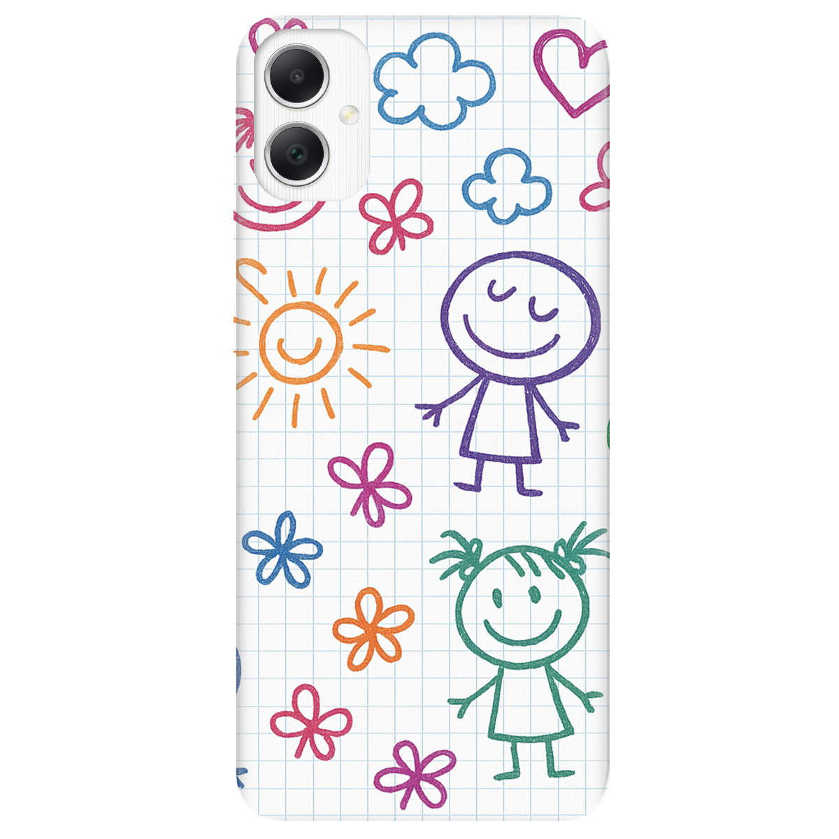 Чохол для Samsung Galaxy A05 Малюнки в зошиті - фото 1 - Чохли для телефонів