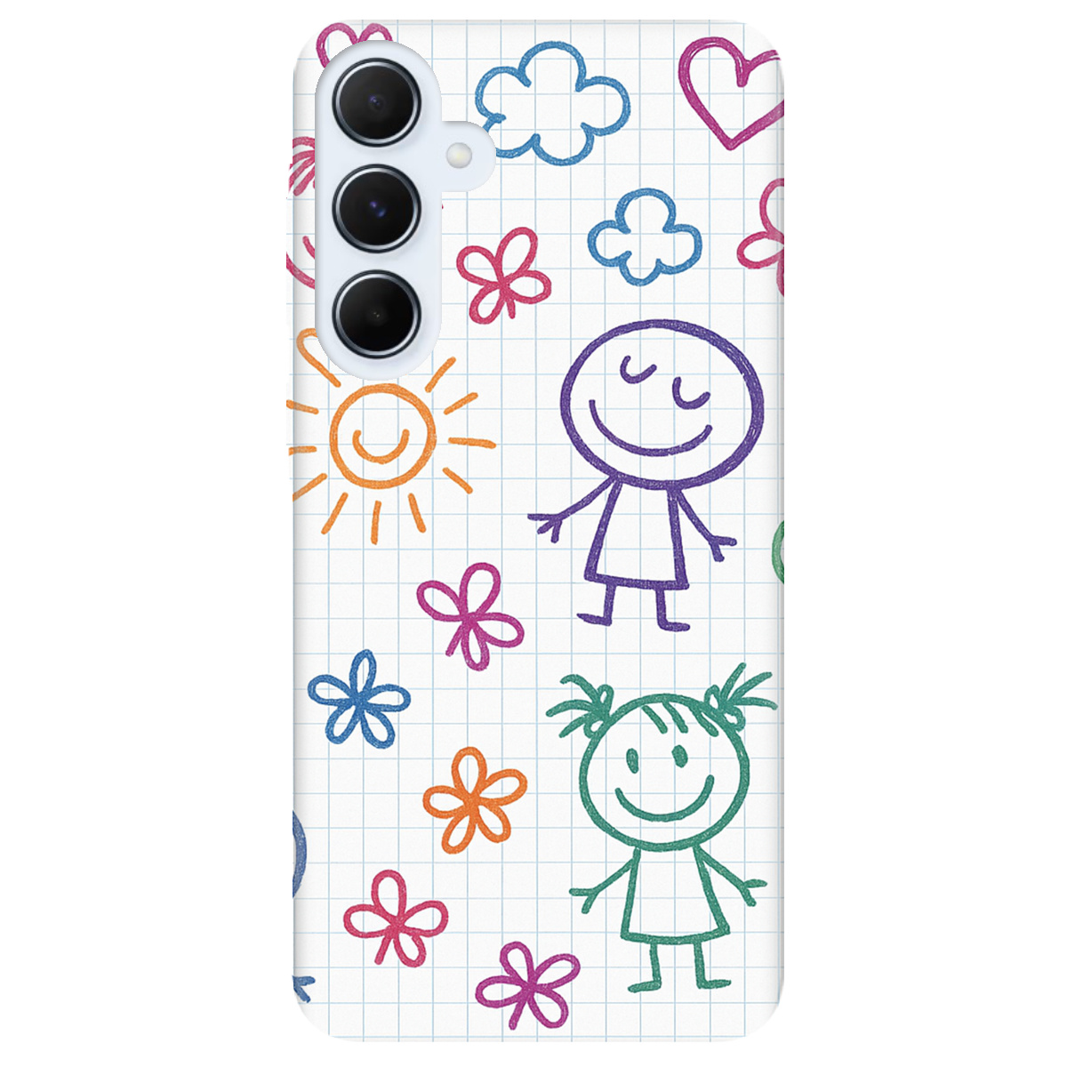 Чохол для Samsung Galaxy A55 Малюнки в зошиті - фото 1 - Чохли для телефонів