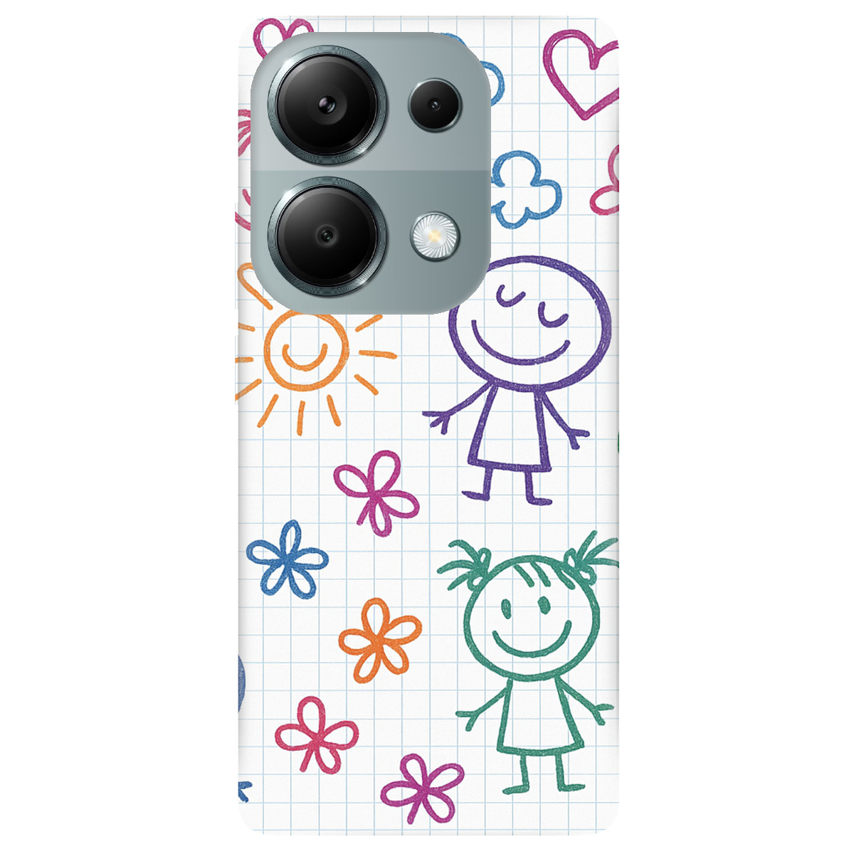 Чохол для Xiaomi Redmi Note 13 Pro 4G Малюнки в зошиті - фото 1 - Чохли для телефонів