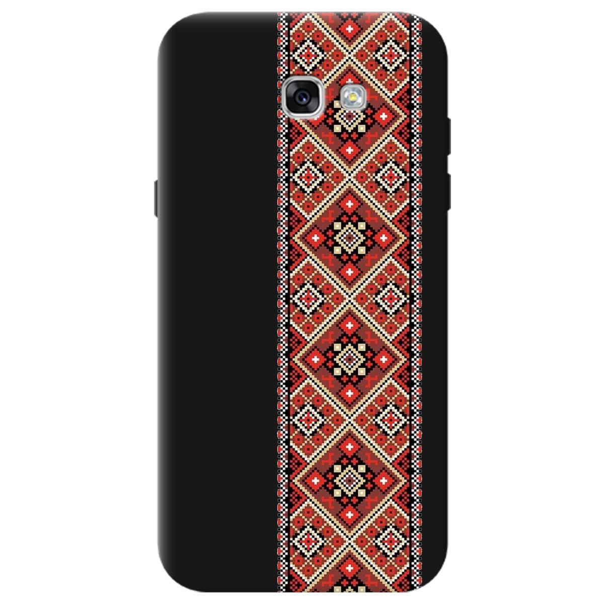 Чехол для Samsung Galaxy A7 2017 черный матовый soft touch Вечная традиция - фото 1 - Чехлы для телефонов