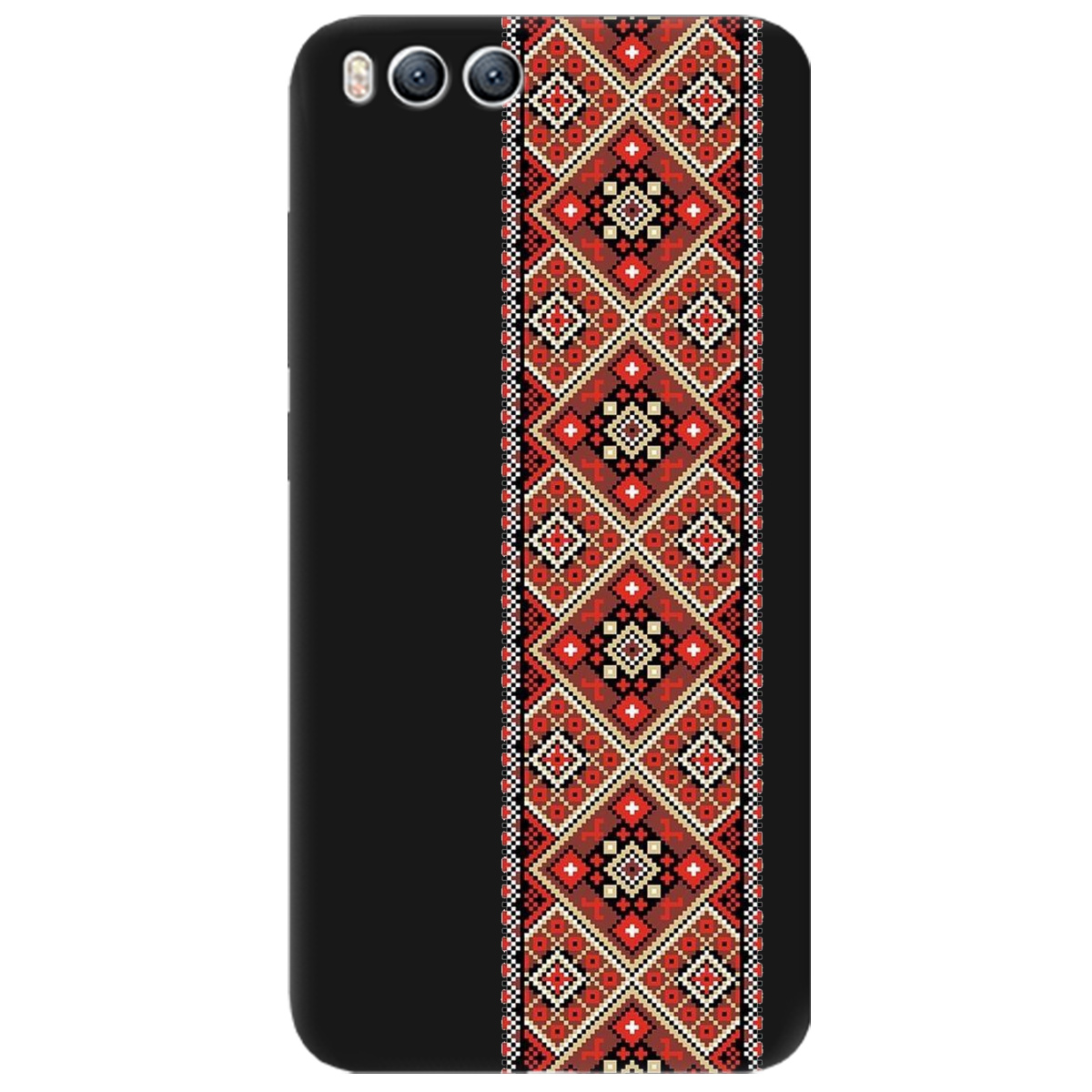 Чохол для Xiaomi Mi 6 чорний матовий soft touch Вічна традиція - фото 1 Чохол для Xiaomi Mi 6 чорний матовий soft touch Вічна традиція - фото 1 - Чохли для телефонів