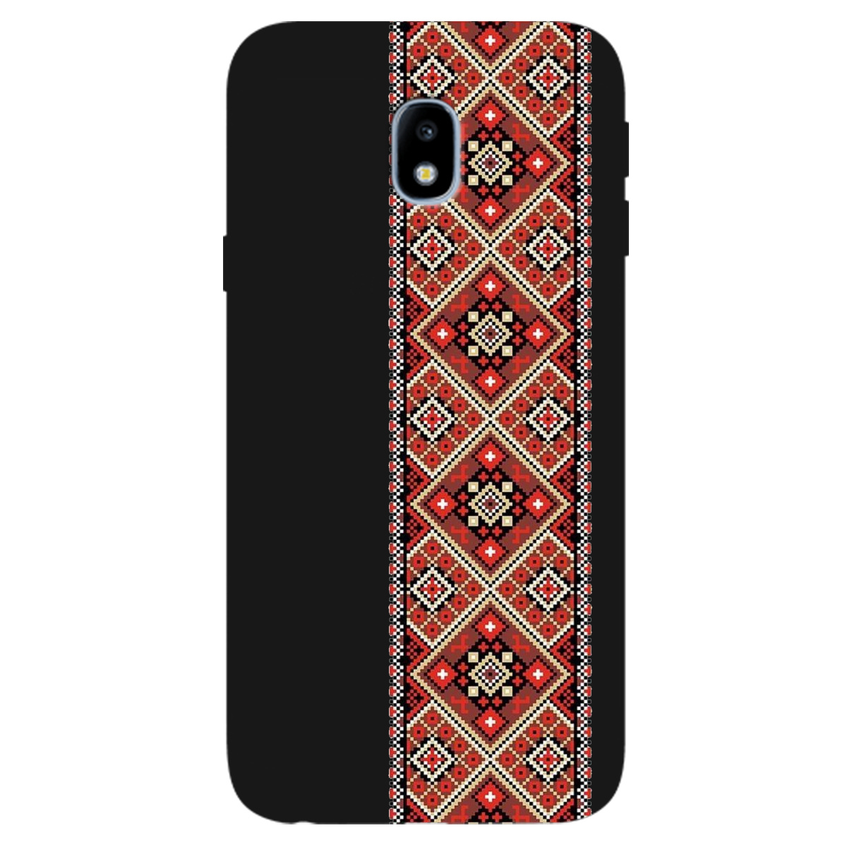 Чохол для Samsung Galaxy J3 2017 чорний матовий soft touch Вічна традиція - фото 1 Чохол для Samsung Galaxy J3 2017 чорний матовий soft touch Вічна традиція - фото 1 - Чохли для телефонів