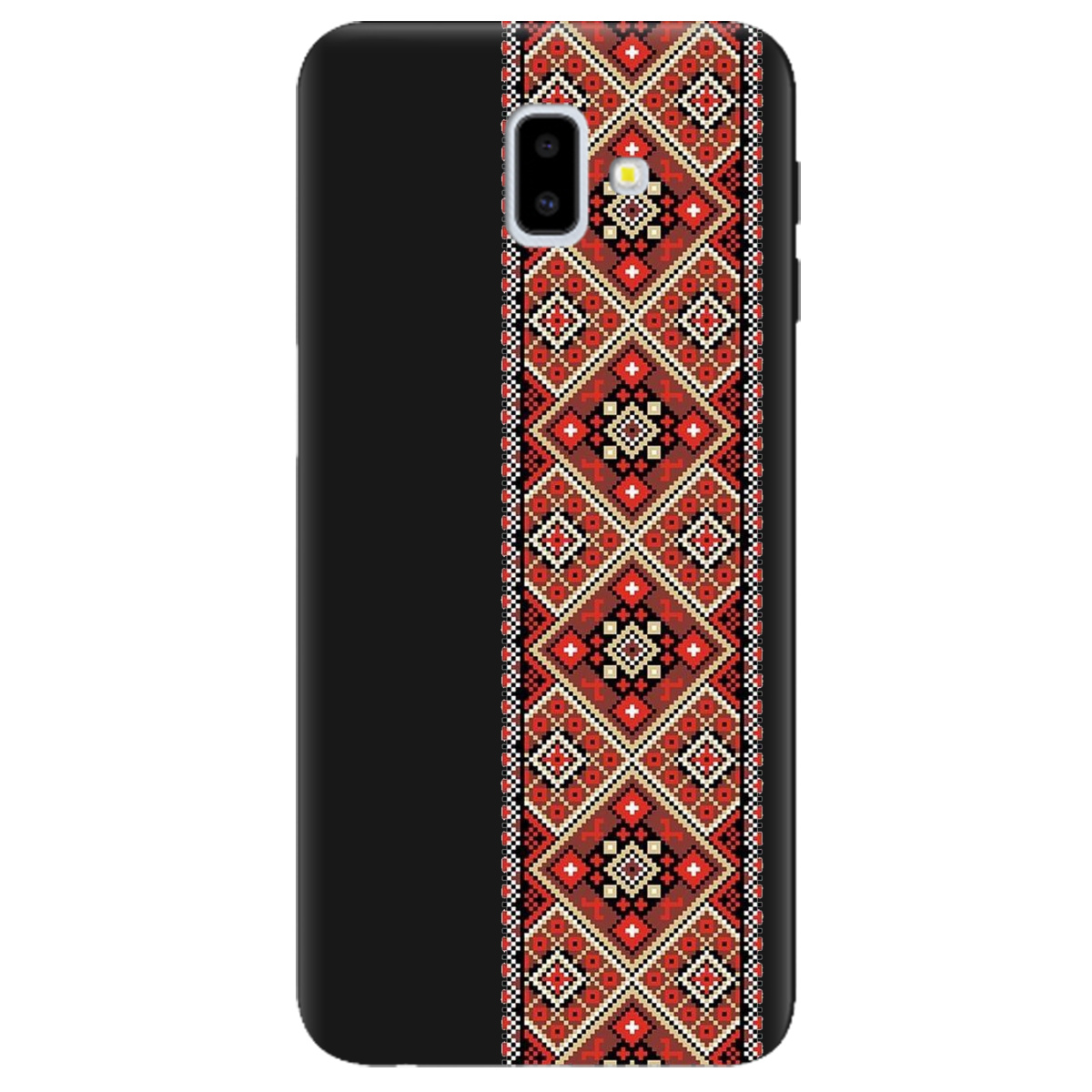 Чехол для Samsung Galaxy J6 Plus 2018 черный матовый soft touch Вечная традиция - фото 1 - Чехлы для телефонов