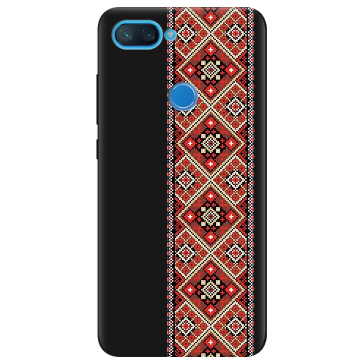 Чехол для Xiaomi Mi 8 Lite черный матовый soft touch Вечная традиция - фото 1 - Чехлы для телефонов