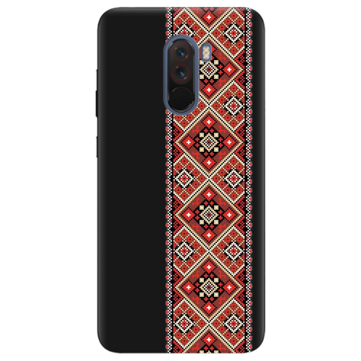 Чехол для Xiaomi Pocophone F1 черный матовый soft touch Вечная традиция - фото 1 - Чехлы для телефонов