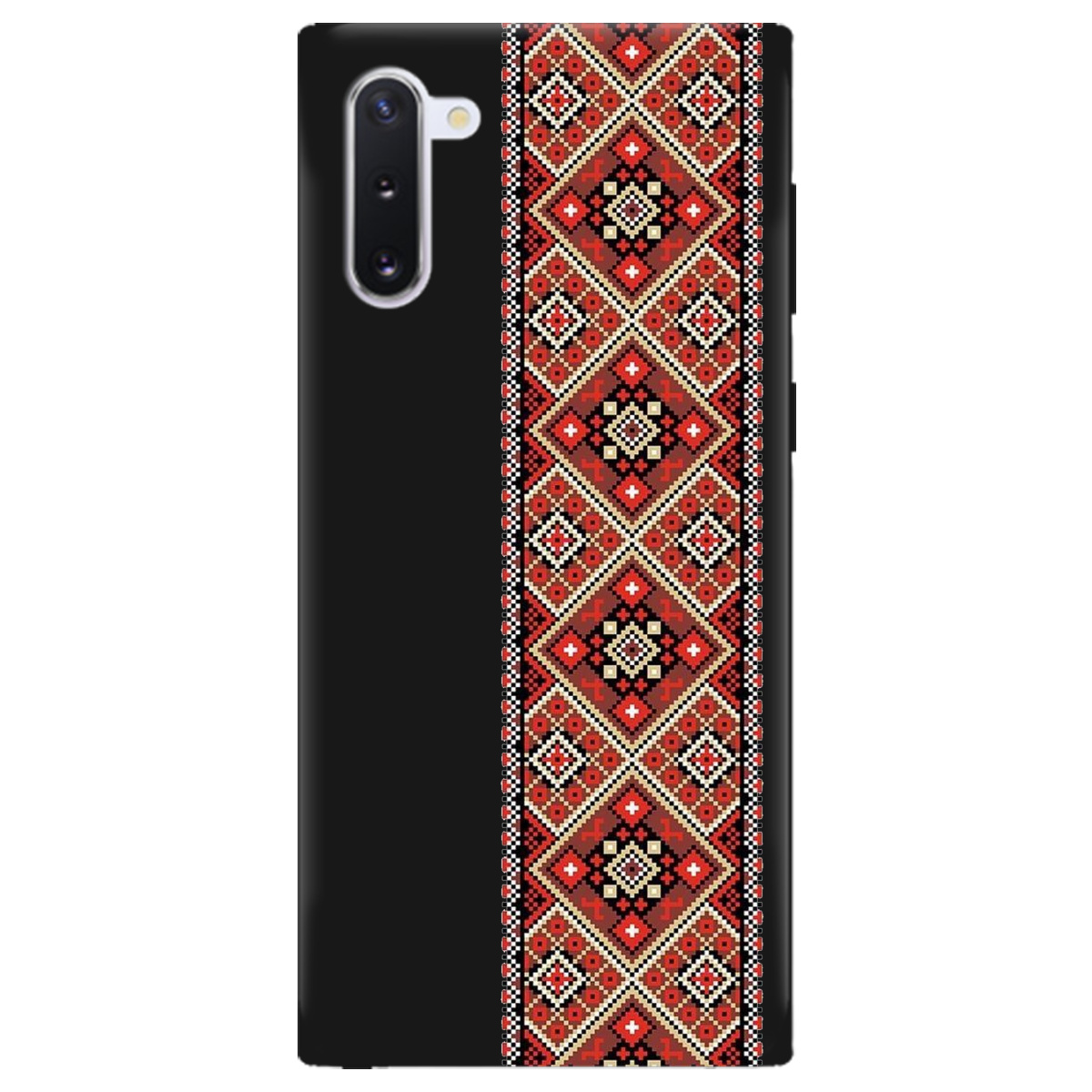 Чохол для Samsung Galaxy Note 10 чорний матовий soft touch Вічна традиція - фото 1 - Чохли для телефонів