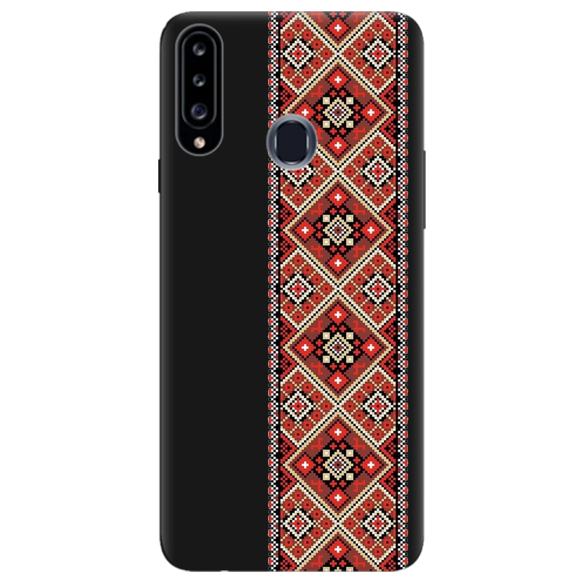 Чехол для Samsung Galaxy A20s черный матовый soft touch Вечная традиция - фото 1 - Чехлы для телефонов