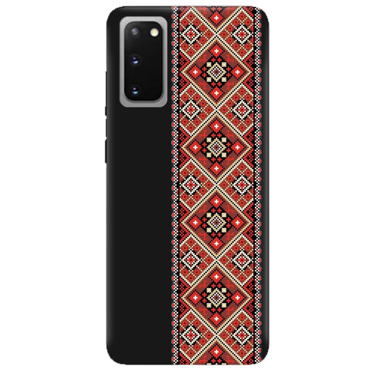 Чехол для Samsung Galaxy S20 черный матовый soft touch Вечная традиция - фото 1 - Чехлы для телефонов