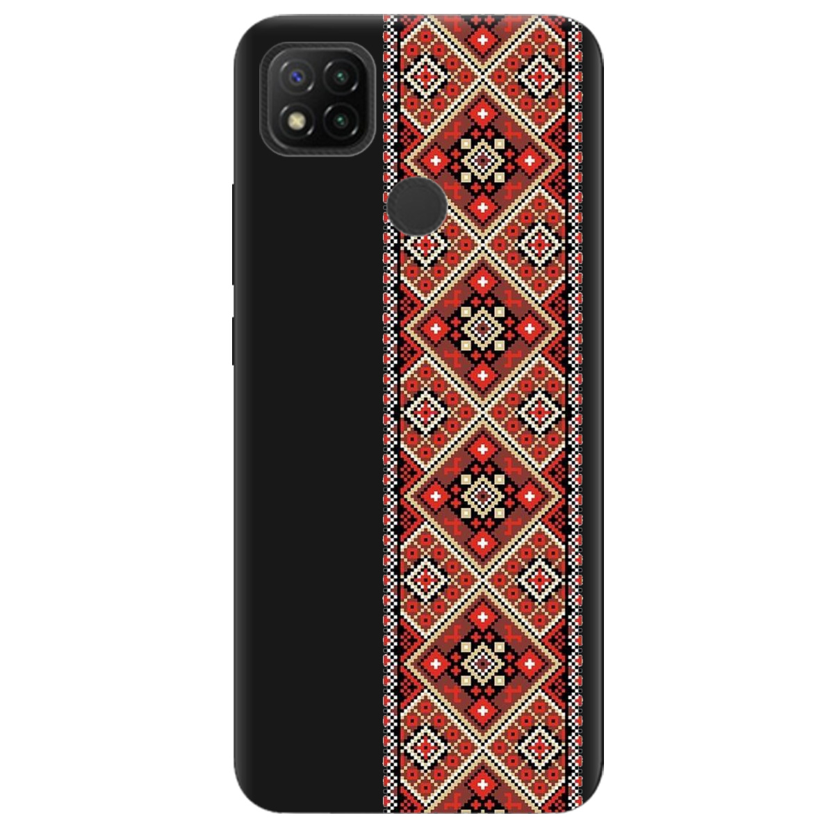 Чехол для Xiaomi Redmi 9C черный матовый soft touch Вечная традиция - фото 1 Чехол для Xiaomi Redmi 9C черный матовый soft touch Вечная традиция - фото 1 - Чехлы для телефонов
