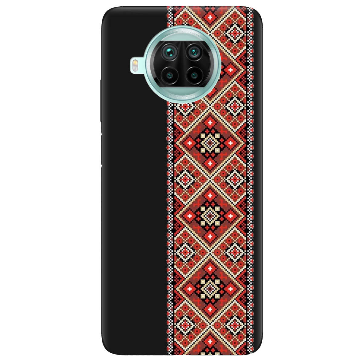 Чехол для Xiaomi Mi 10T Lite черный матовый soft touch Вечная традиция - фото 1 - Чехлы для телефонов