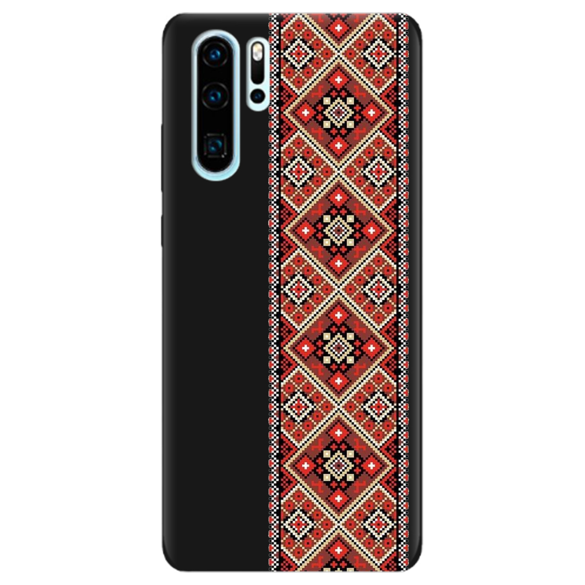 Чохол для Huawei P30 Pro чорний матовий soft touch Вічна традиція - фото 1 - Чохли для телефонів