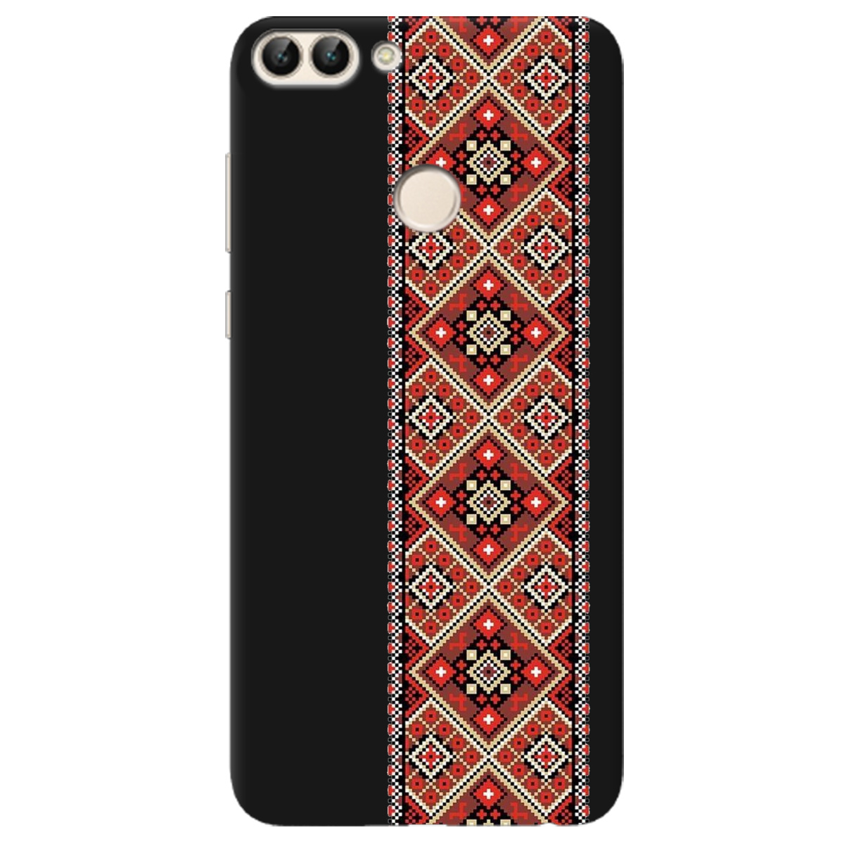 Чохол для Huawei P Smart чорний матовий soft touch Вічна традиція - фото 1 - Чохли для телефонів