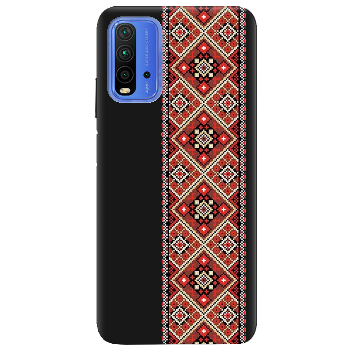 Чехол для Xiaomi Redmi 9T черный матовый soft touch Вечная традиция - фото 1 - Чехлы для телефонов