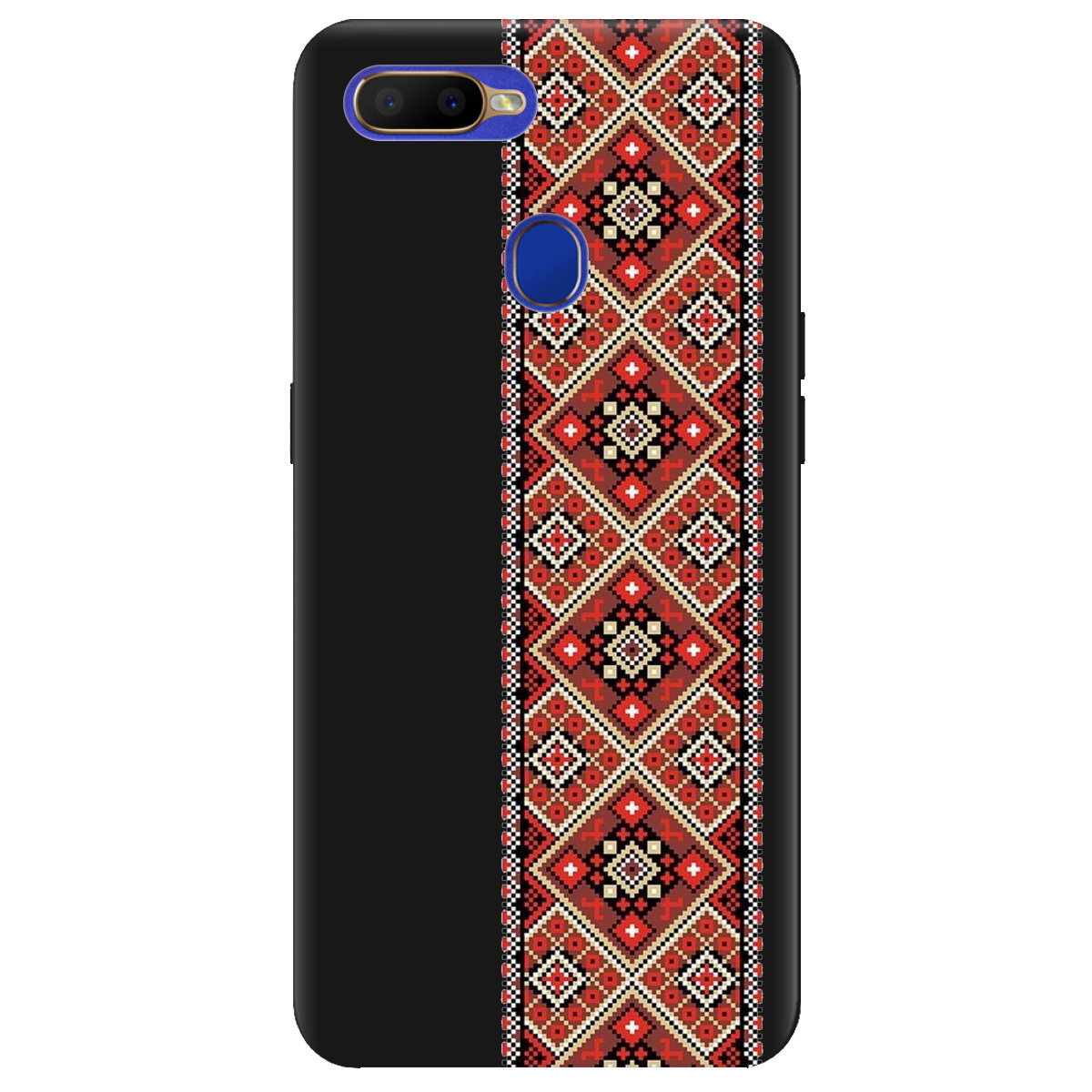 Чехол для Oppo A5s черный матовый soft touch Вечная традиция - фото 1 - Чехлы для телефонов