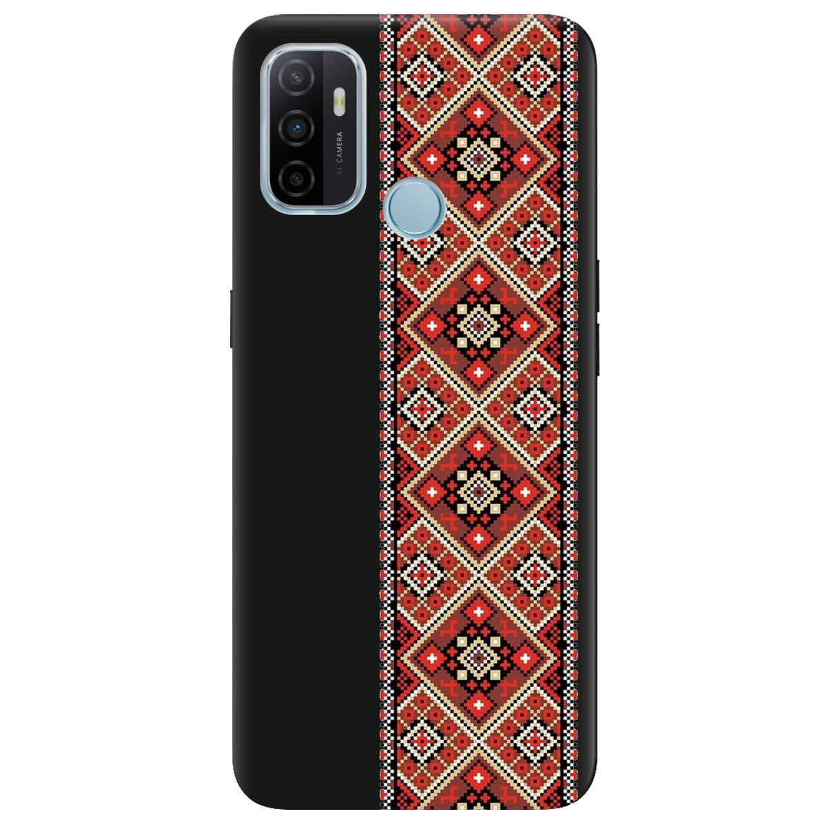 Чехол для Oppo A53/ A32/ A33 черный матовый soft touch Вечная традиция - фото 1 - Чехлы для телефонов