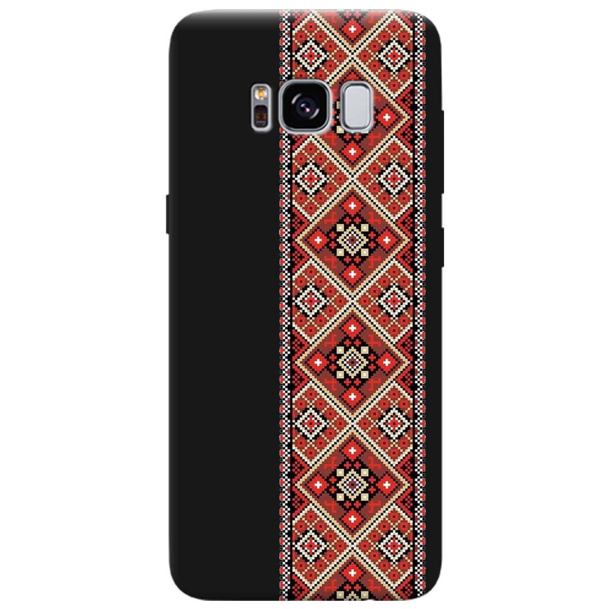 Чехол для Samsung Galaxy S8 черный матовый soft touch Вечная традиция - фото 1 - Чехлы для телефонов