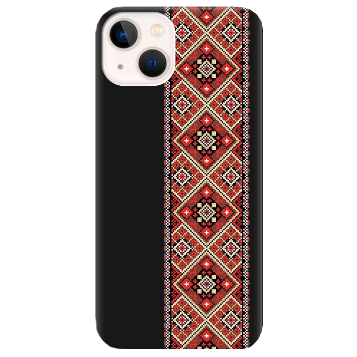 Чохол для Apple iPhone 13 Mini чорний матовий soft touch Вічна традиція - фото 1 - Чохли для телефонів