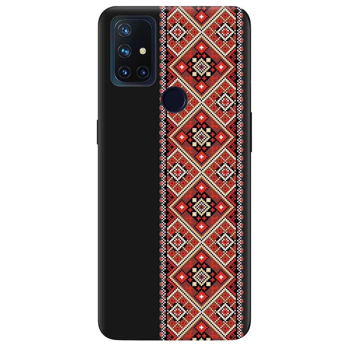 Чохол для OnePlus Nord N10 5G чорний матовий soft touch Вічна традиція - фото 1 - Чохли для телефонів