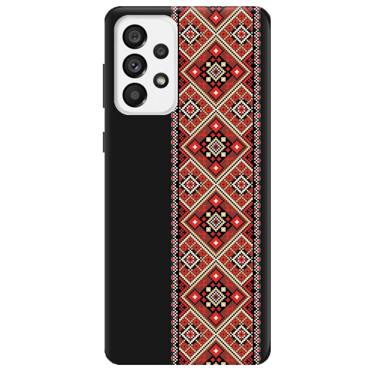 Чехол для Samsung Galaxy A73 черный матовый soft touch Вечная традиция - фото 1 Чехол для Samsung Galaxy A73 черный матовый soft touch Вечная традиция - фото 1 - Чехлы для телефонов