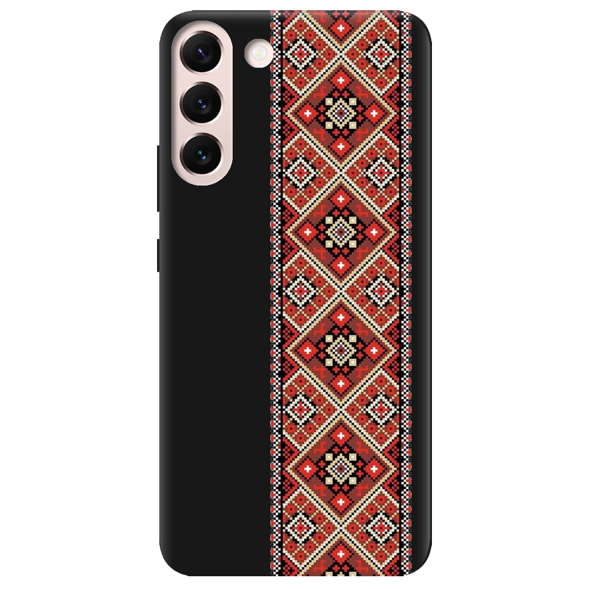 Чехол для Samsung Galaxy S22 черный матовый soft touch Вечная традиция - фото 1 - Чехлы для телефонов