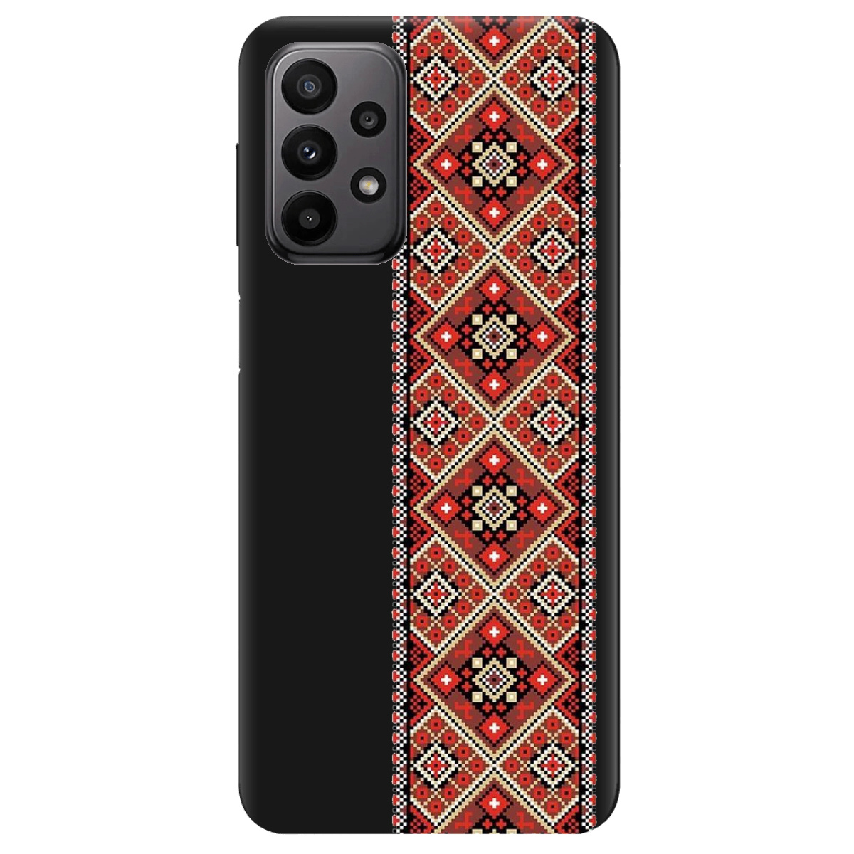 Чохол для Samsung Galaxy A23 4G чорний матовий soft touch Вічна традиція - фото 1 - Чохли для телефонів