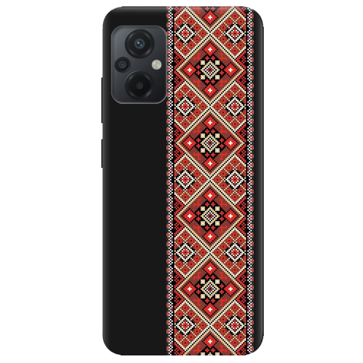 Чохол для Xiaomi Poco M5 чорний матовий soft touch Вічна традиція - фото 1 - Чохли для телефонів