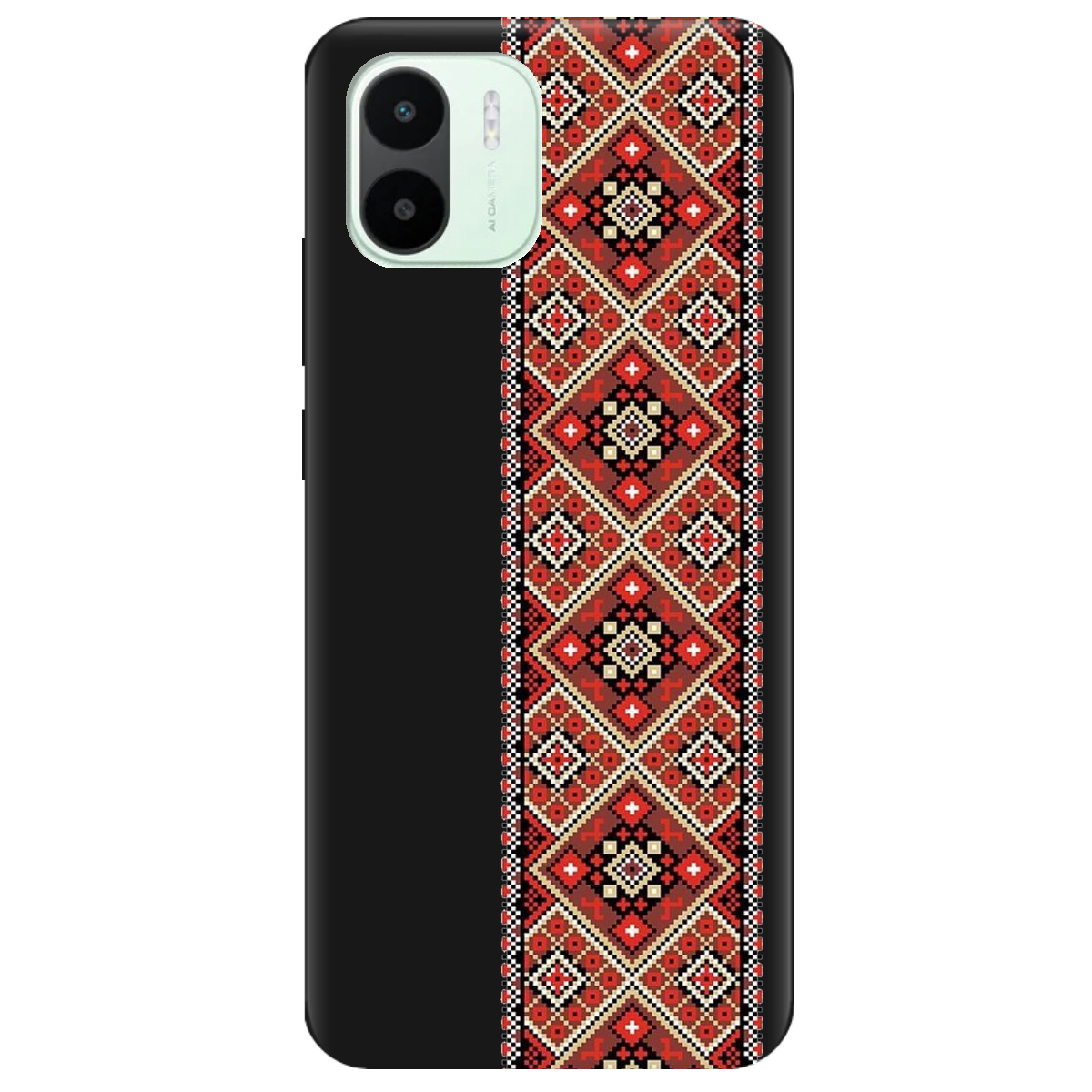 Чохол для Xiaomi Redmi A1 чорний матовий soft touch Вічна традиція - фото 1 - Чохли для телефонів