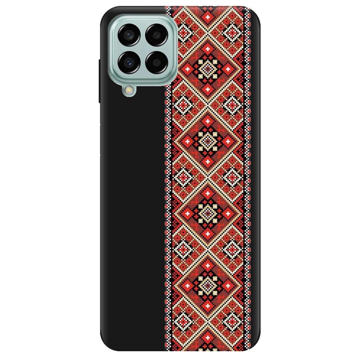 Чохол для Samsung Galaxy M33 5G чорний матовий soft touch Вічна традиція - фото 1 - Чохли для телефонів