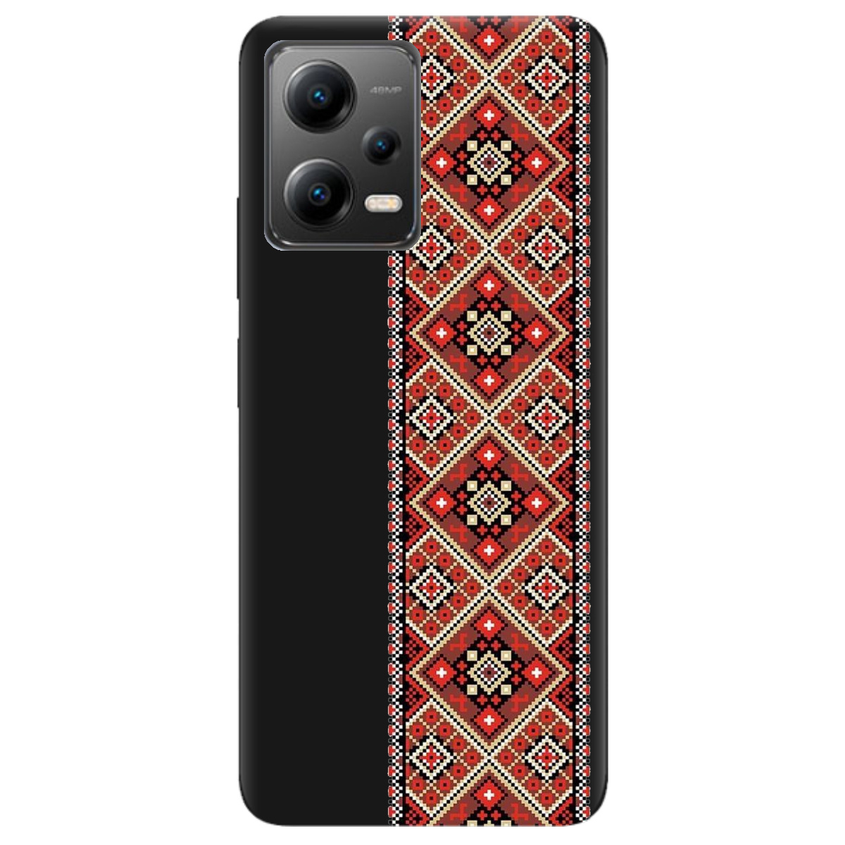 Чехол для Xiaomi Poco X5 5G черный матовый soft touch Вечная традиция - фото 1 Чехол для Xiaomi Poco X5 5G черный матовый soft touch Вечная традиция - фото 1 - Чехлы для телефонов