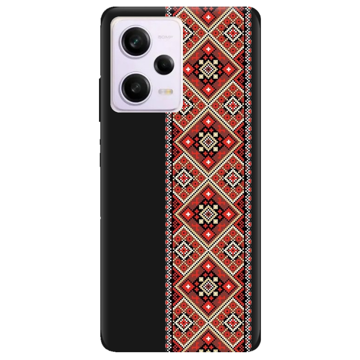 Чохол для Xiaomi Poco X5 Pro 5G чорний матовий soft touch Вічна традиція - фото 1 - Чохли для телефонів