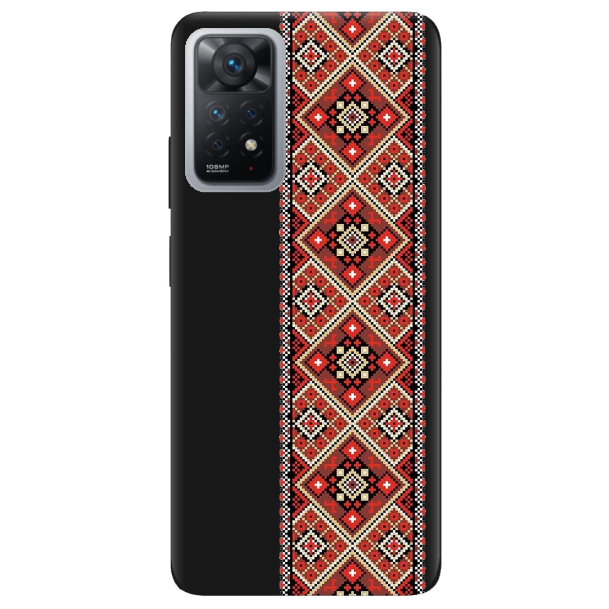 Чохол для Xiaomi Redmi Note 12 Pro 4G чорний матовий soft touch Вічна традиція - фото 1 - Чохли для телефонів