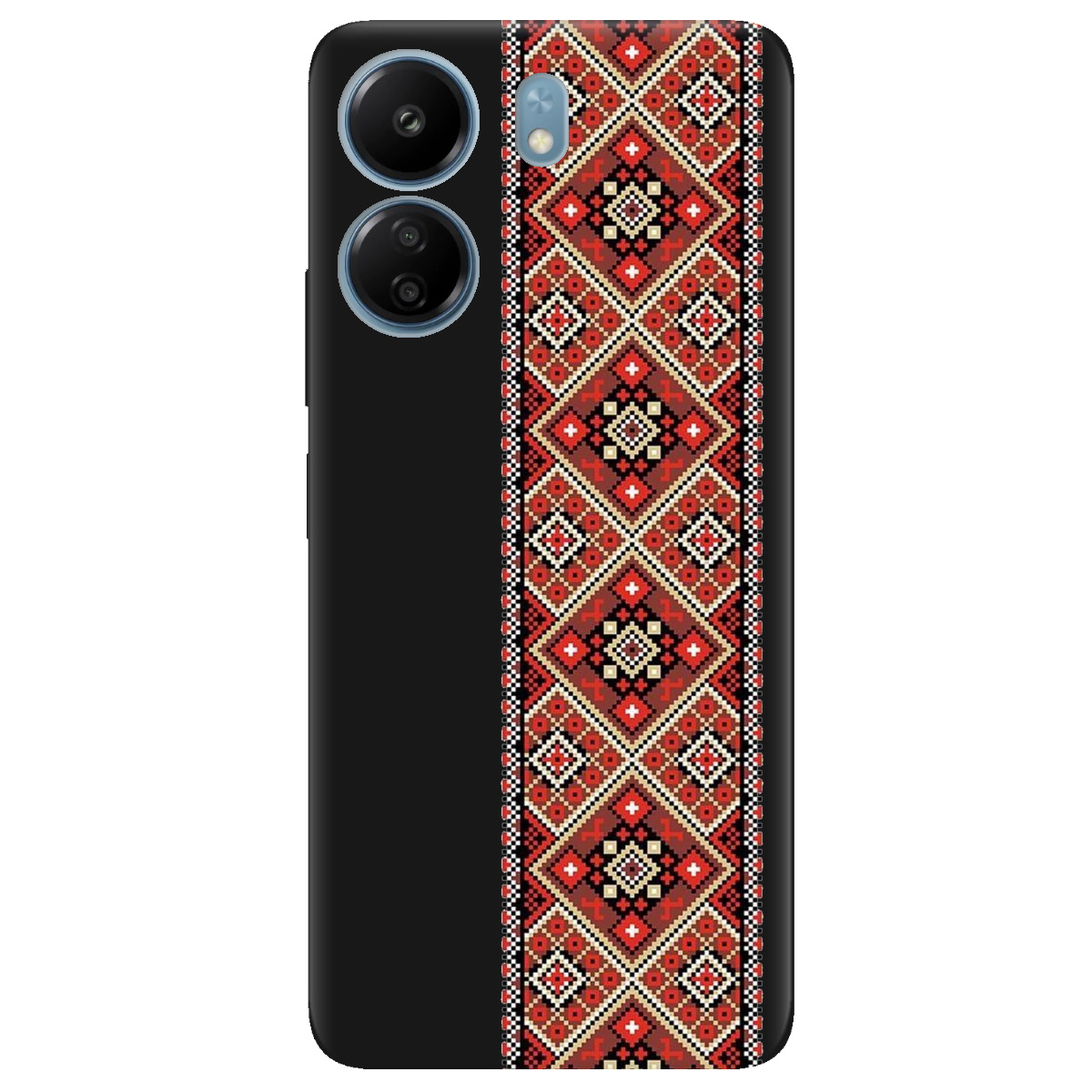 Чохол для Xiaomi Redmi 13C чорний матовий soft touch Вічна традиція - фото 1 - Чохли для телефонів