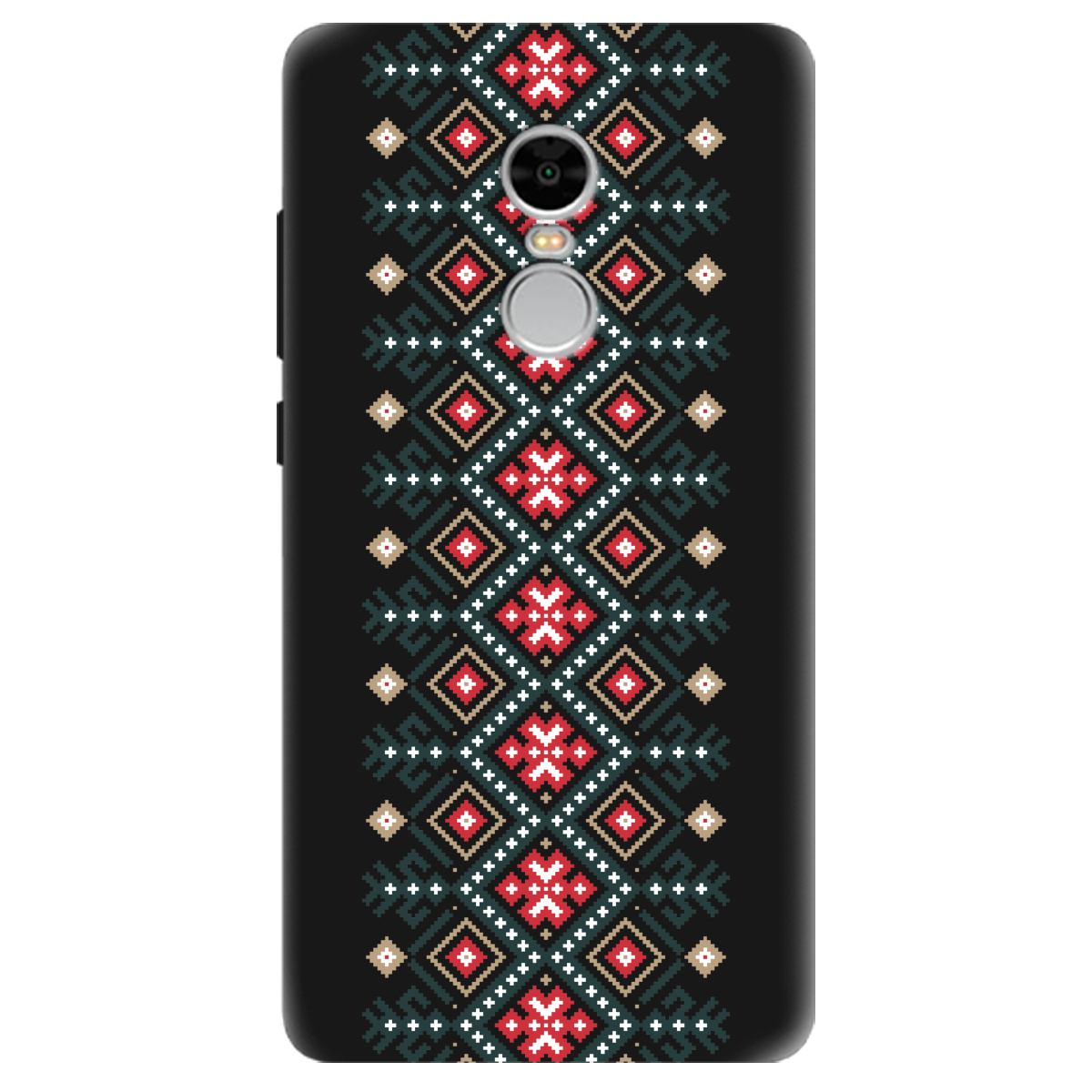 Чохол для Xiaomi Redmi Note 4 чорний матовий soft touch Стежка предків - фото 1 - Чохли для телефонів