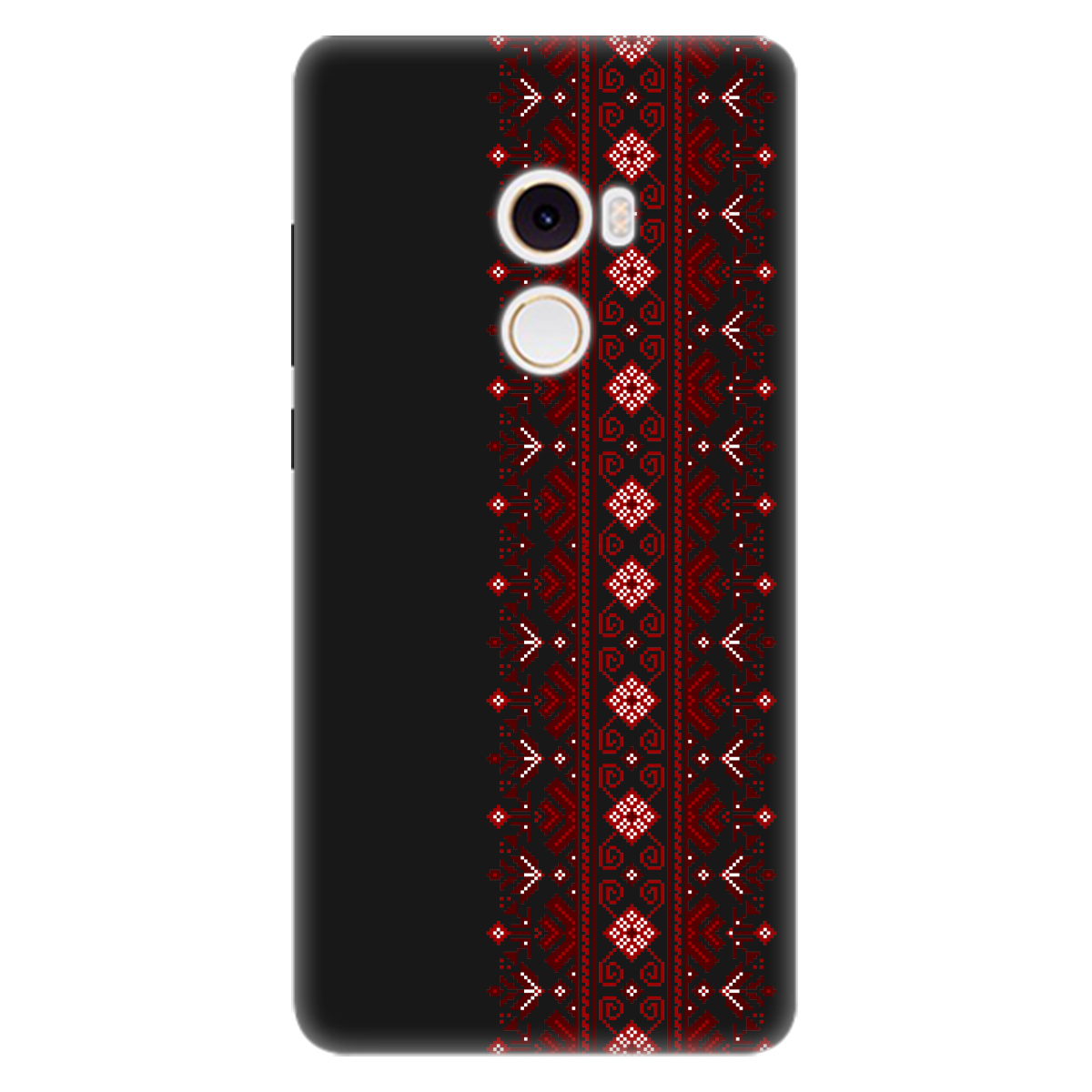 Чохол для Xiaomi Mi Mix 2 чорний матовий soft touch Хрестики долі - фото 1 - Чохли для телефонів