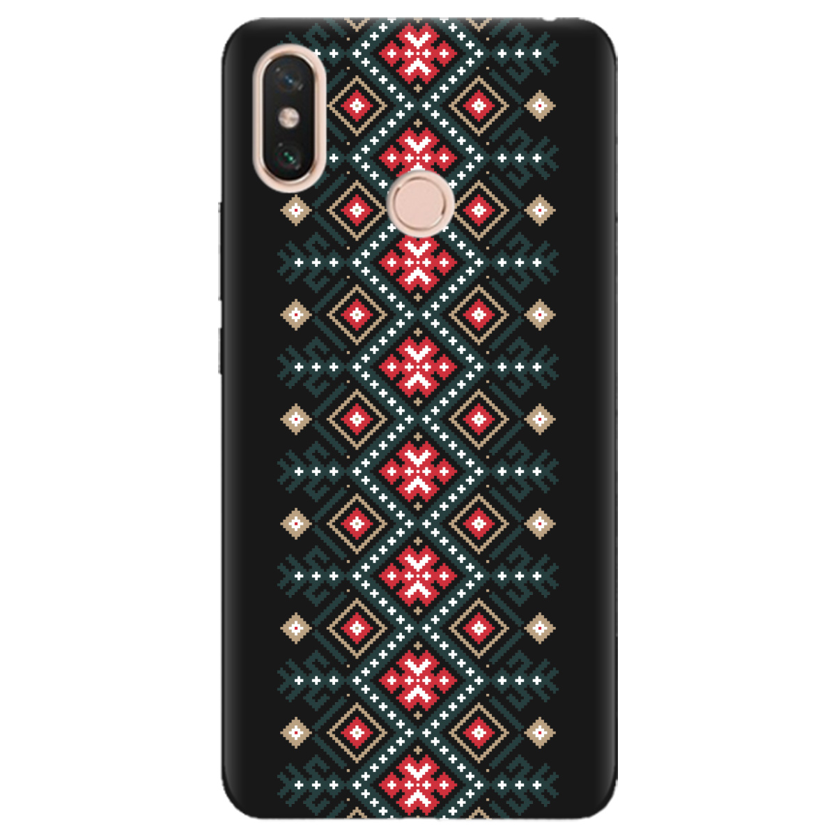 Чохол для Xiaomi Mi Max 3 чорний матовий soft touch Стежка предків - фото 1 Чохол для Xiaomi Mi Max 3 чорний матовий soft touch Стежка предків - фото 1 - Чохли для телефонів