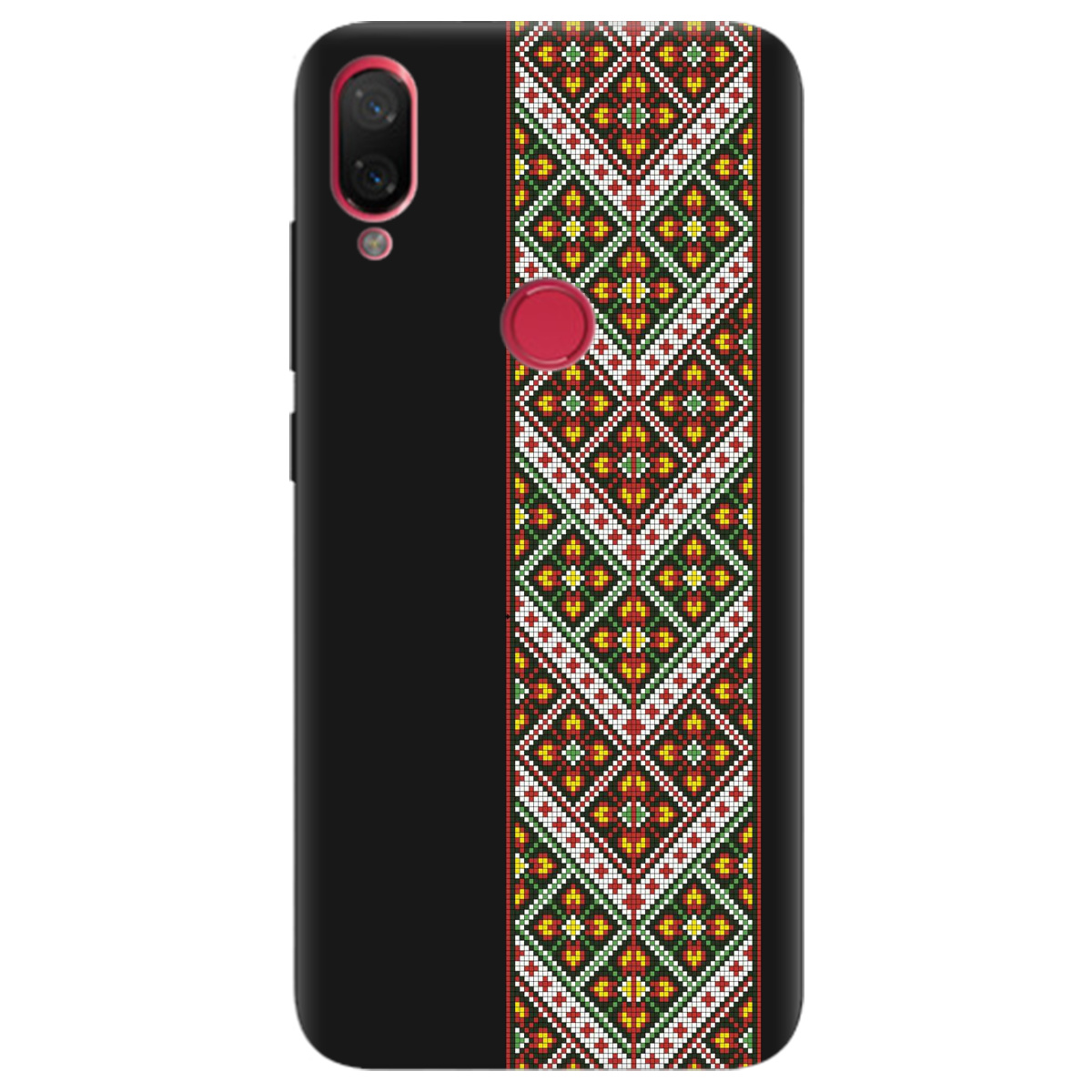 Чохол для Xiaomi Mi Play чорний матовий soft touch Карпатський оберіг - фото 1 - Чохли для телефонів