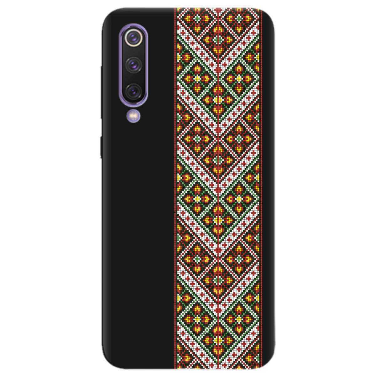 Чехол для Xiaomi Mi 9 SE черный матовый soft touch Карпатский оберег - фото 1 - Чехлы для телефонов