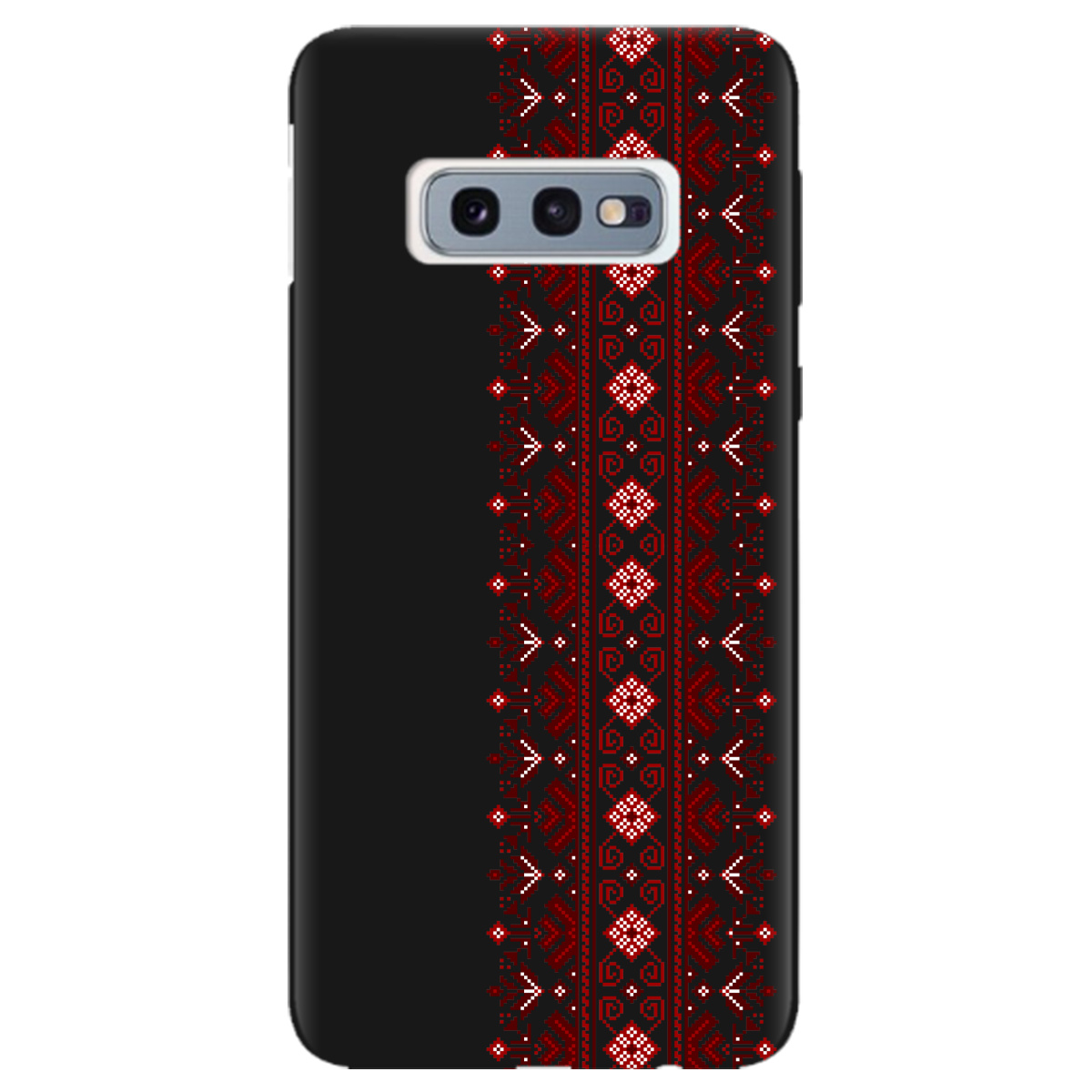 Чохол для Samsung Galaxy S10e чорний матовий soft touch Хрестики долі - фото 1 - Чохли для телефонів