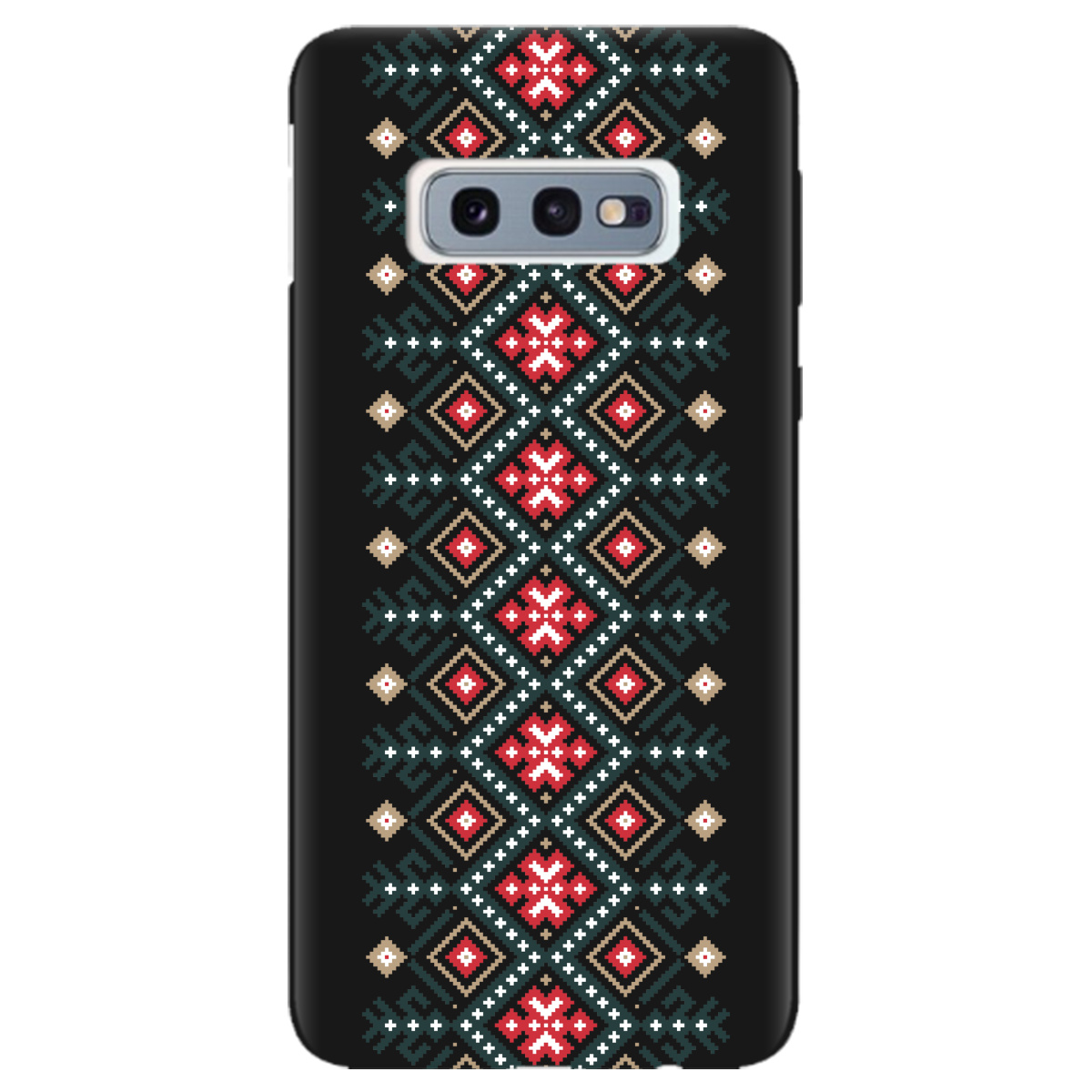 Чохол для Samsung Galaxy S10e чорний матовий soft touch Стежка предків - фото 1 - Чохли для телефонів