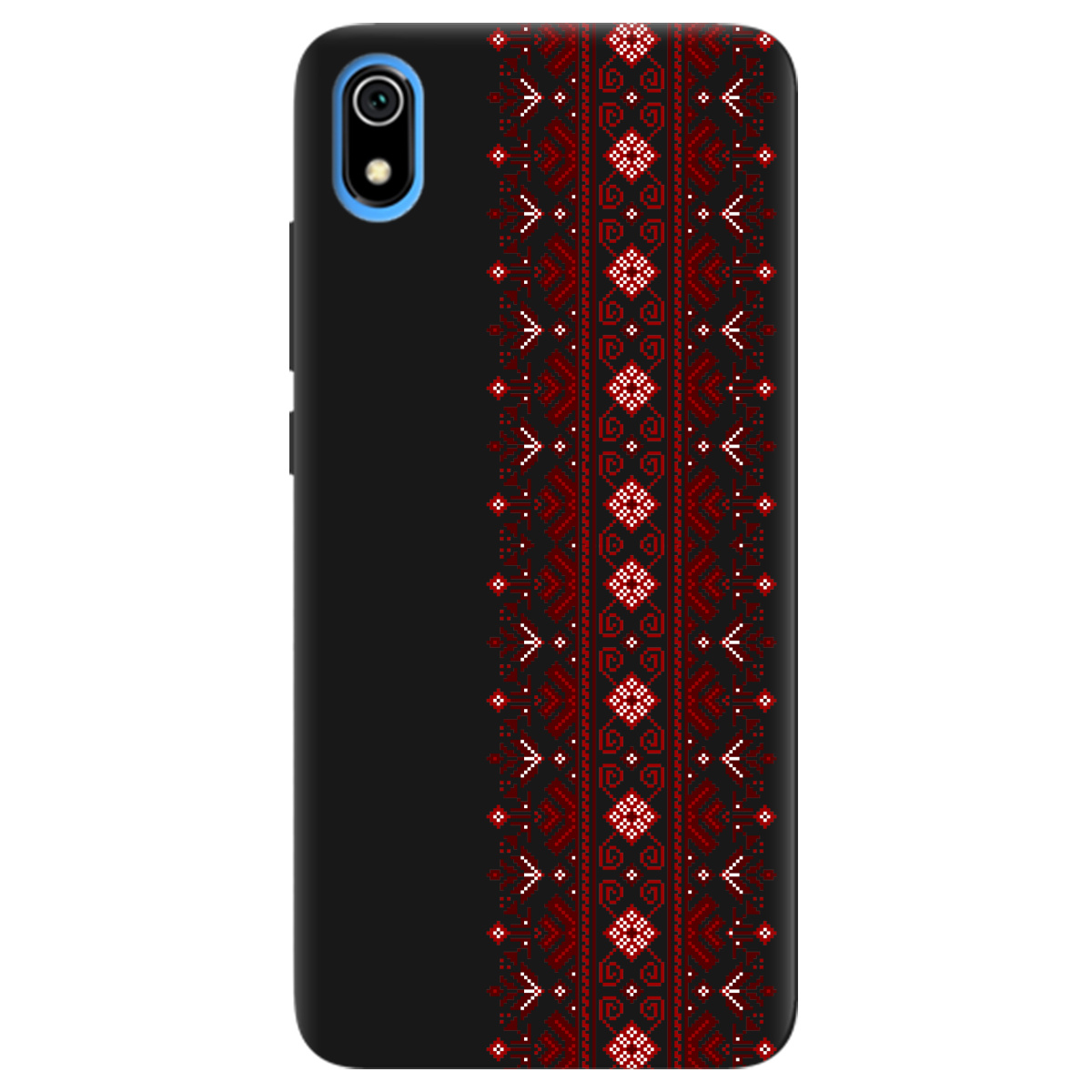 Чехол для Xiaomi Redmi 7A черный матовый soft touch Крестики судьбы - фото 1 - Чехлы для телефонов