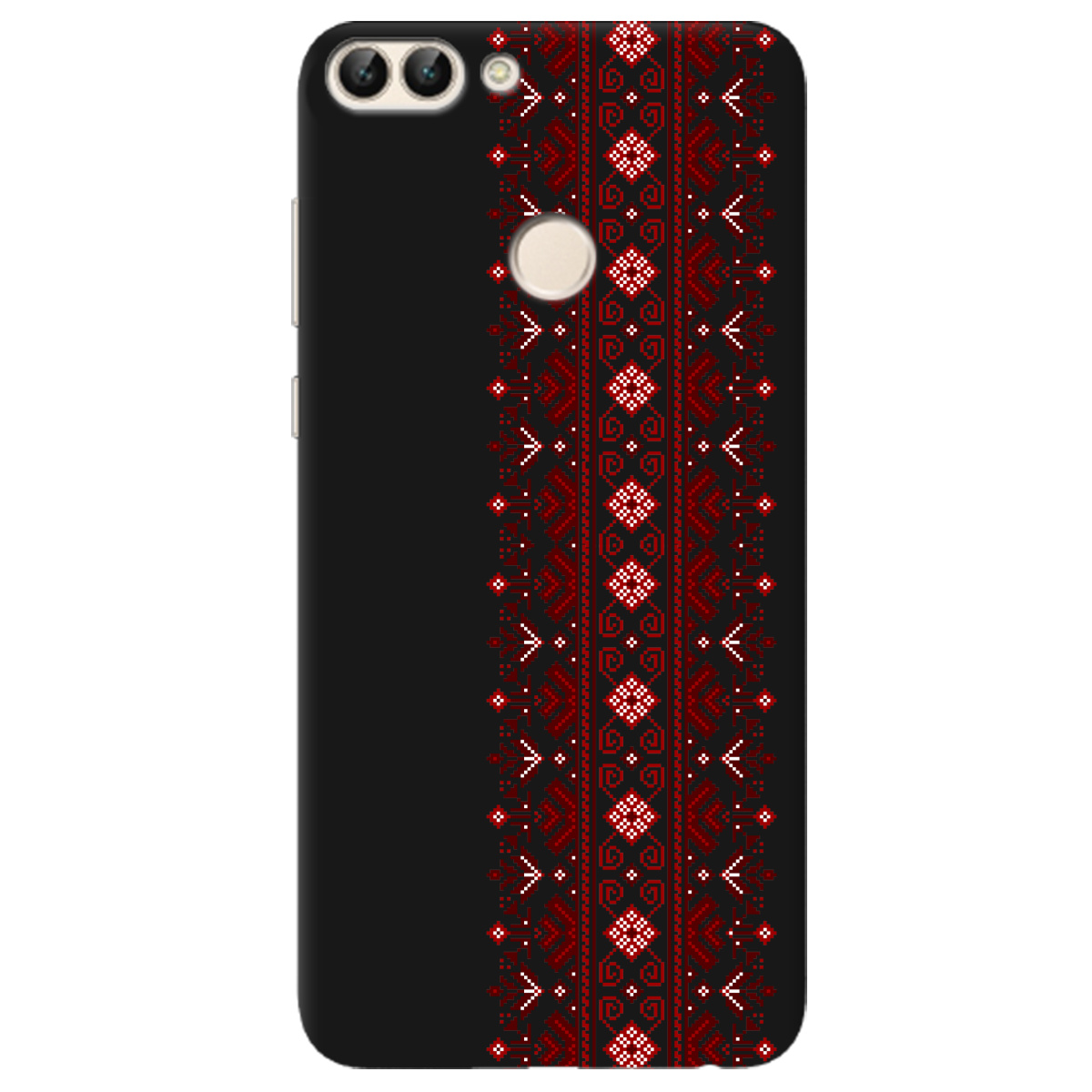 Чохол для Huawei P Smart чорний матовий soft touch Хрестики долі - фото 1 - Чохли для телефонів