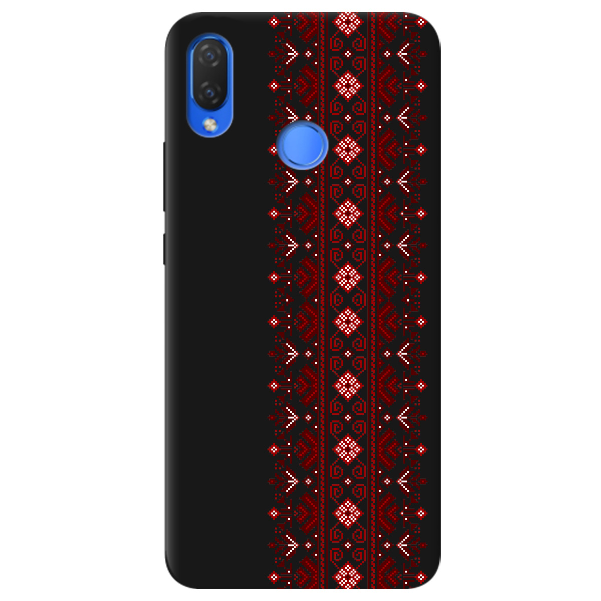 Чехол для Huawei P Smart Plus черный матовый soft touch Крестики судьбы - фото 1 Чехол для Huawei P Smart Plus черный матовый soft touch Крестики судьбы - фото 1 - Чехлы для телефонов