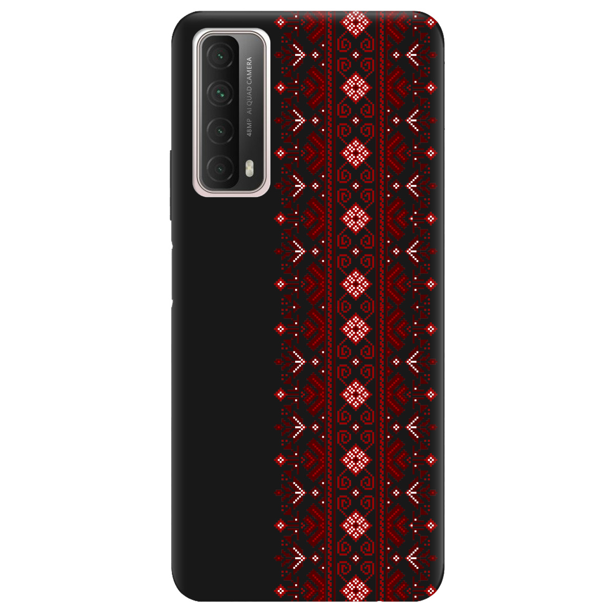 Чохол для Huawei P Smart 2021 чорний матовий soft touch Хрестики долі - фото 1 - Чохли для телефонів