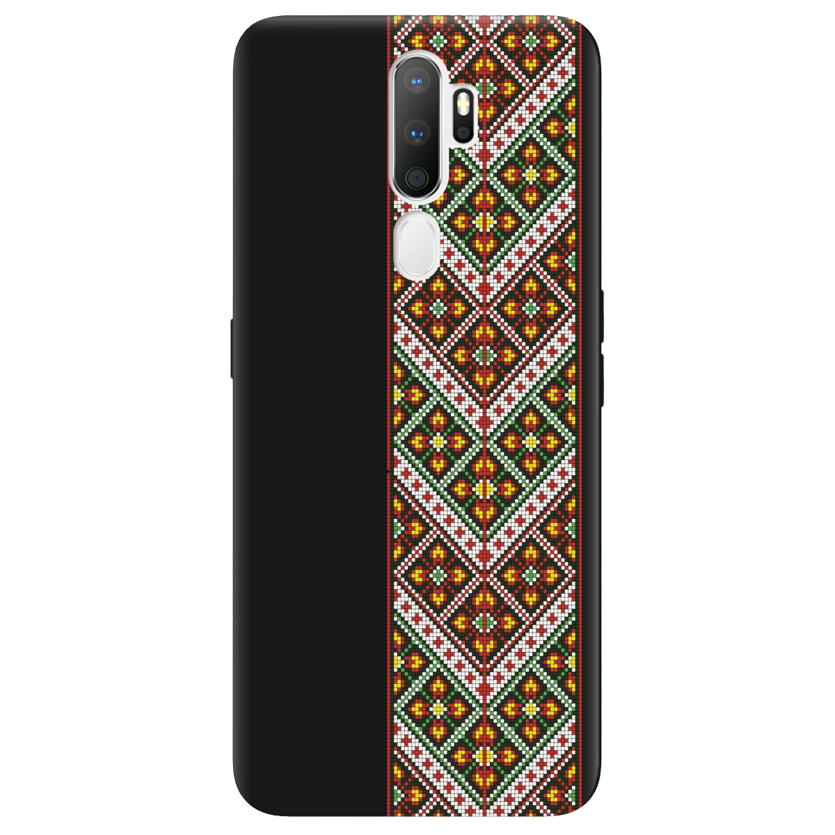 Чохол для Oppo A5 2020/A9 2020 чорний матовий soft touch Карпатський оберіг - фото 1 - Чохли для телефонів