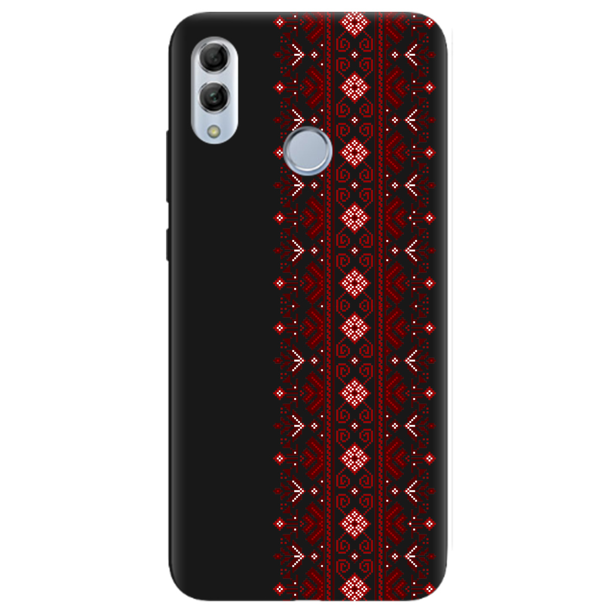Чохол для Huawei Honor 10 Lite чорний матовий soft touch Хрестики долі - фото 1 - Чохли для телефонів
