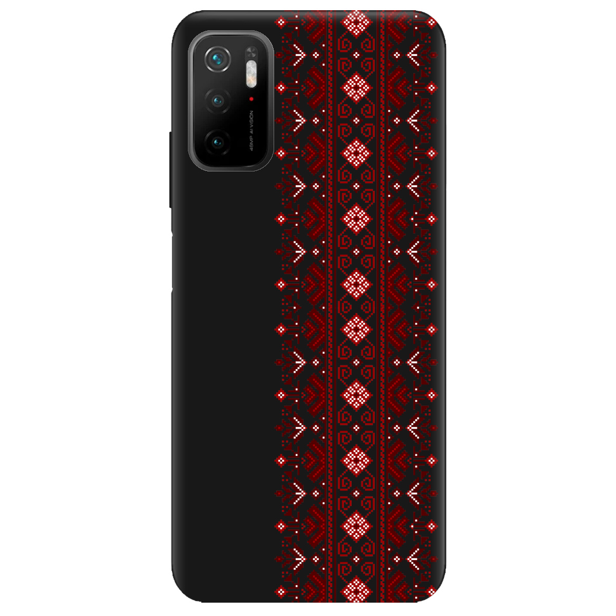 Чохол для Xiaomi Redmi Note 10 5G чорний матовий soft touch Хрестики долі - фото 1 - Чохли для телефонів
