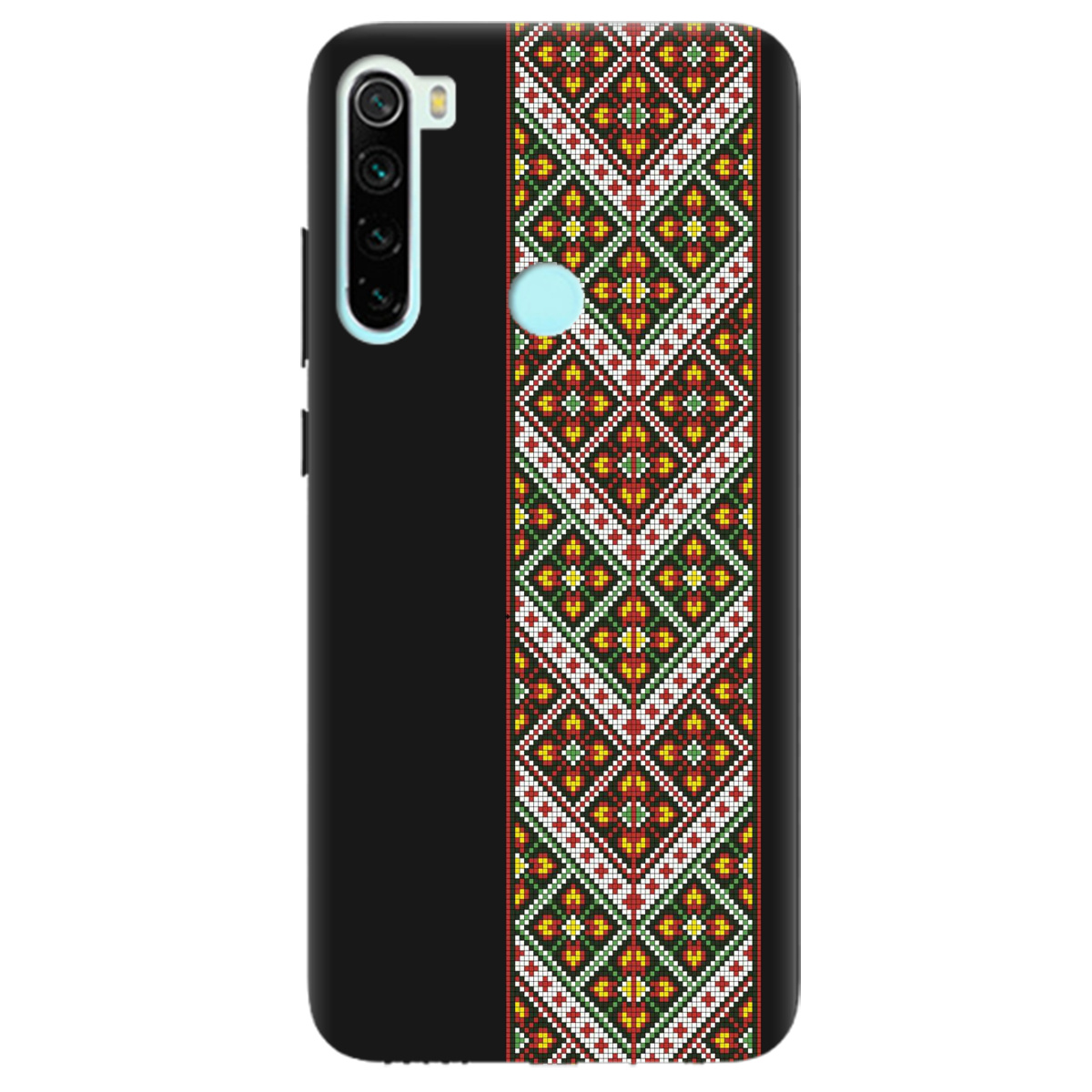 Чехол для Xiaomi Redmi Note 8 черный матовый soft touch Карпатский оберег - фото 1 - Чехлы для телефонов